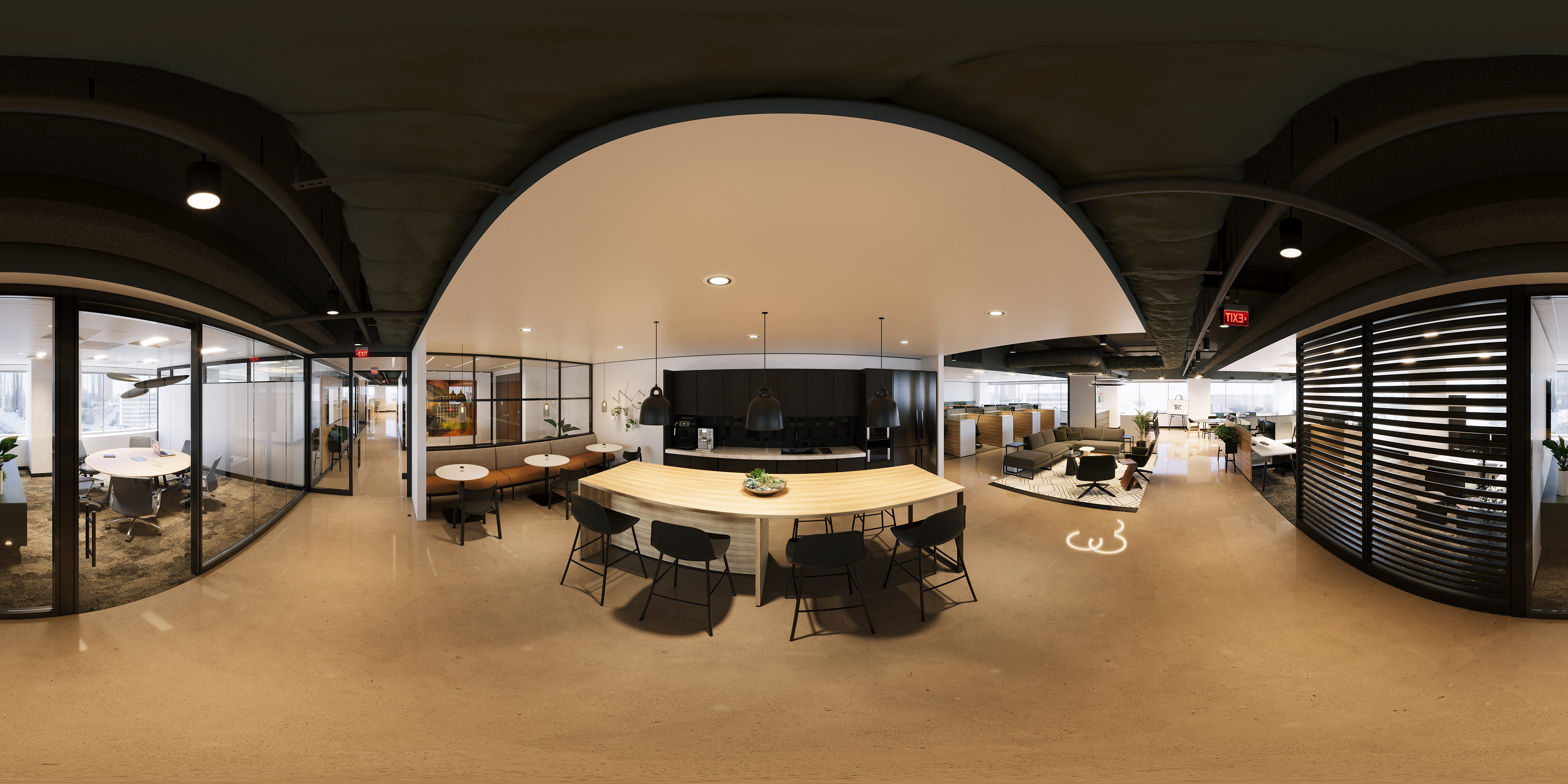 360° image created for VR experiences and walkthroughs