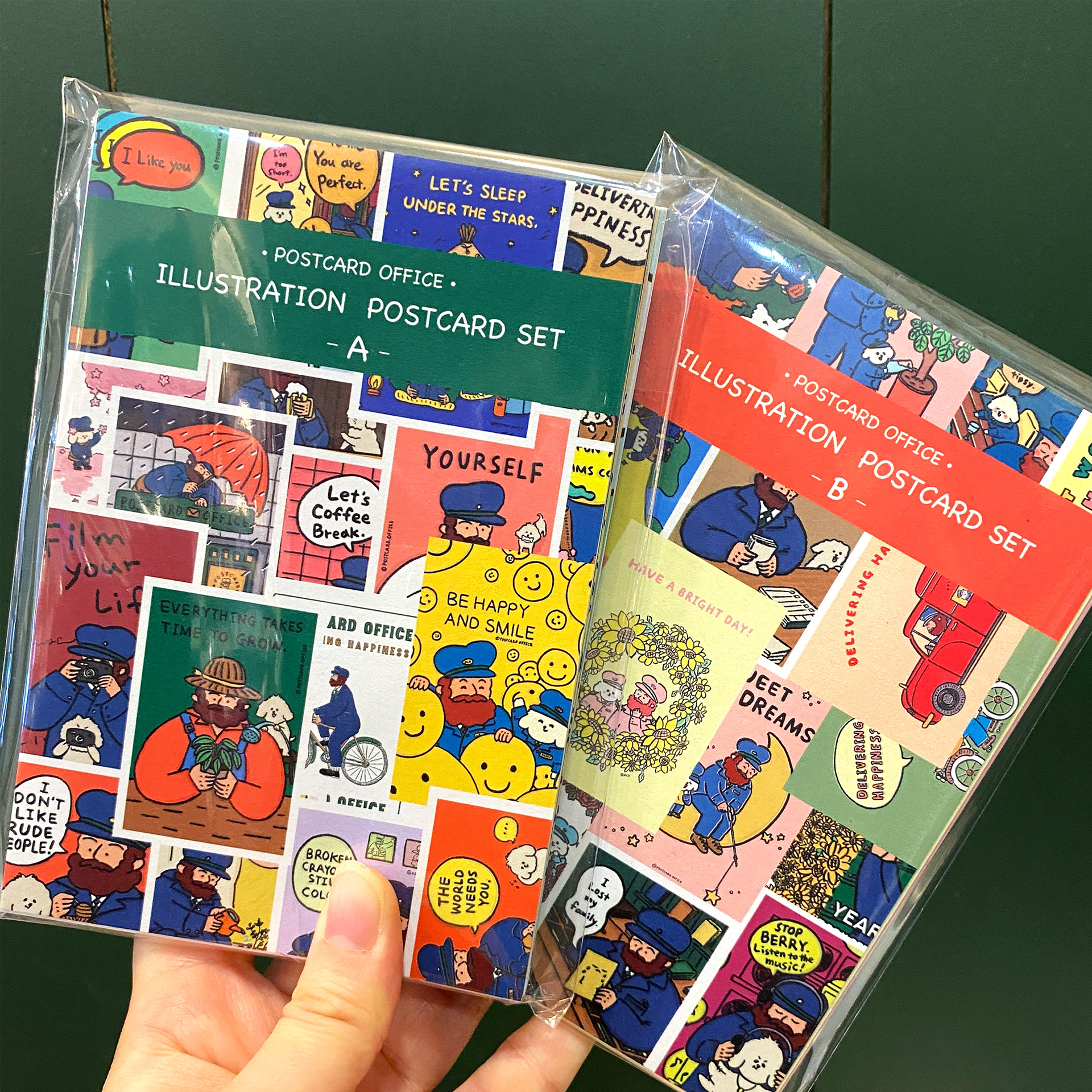 PCO Illustration Postcard Set A & B