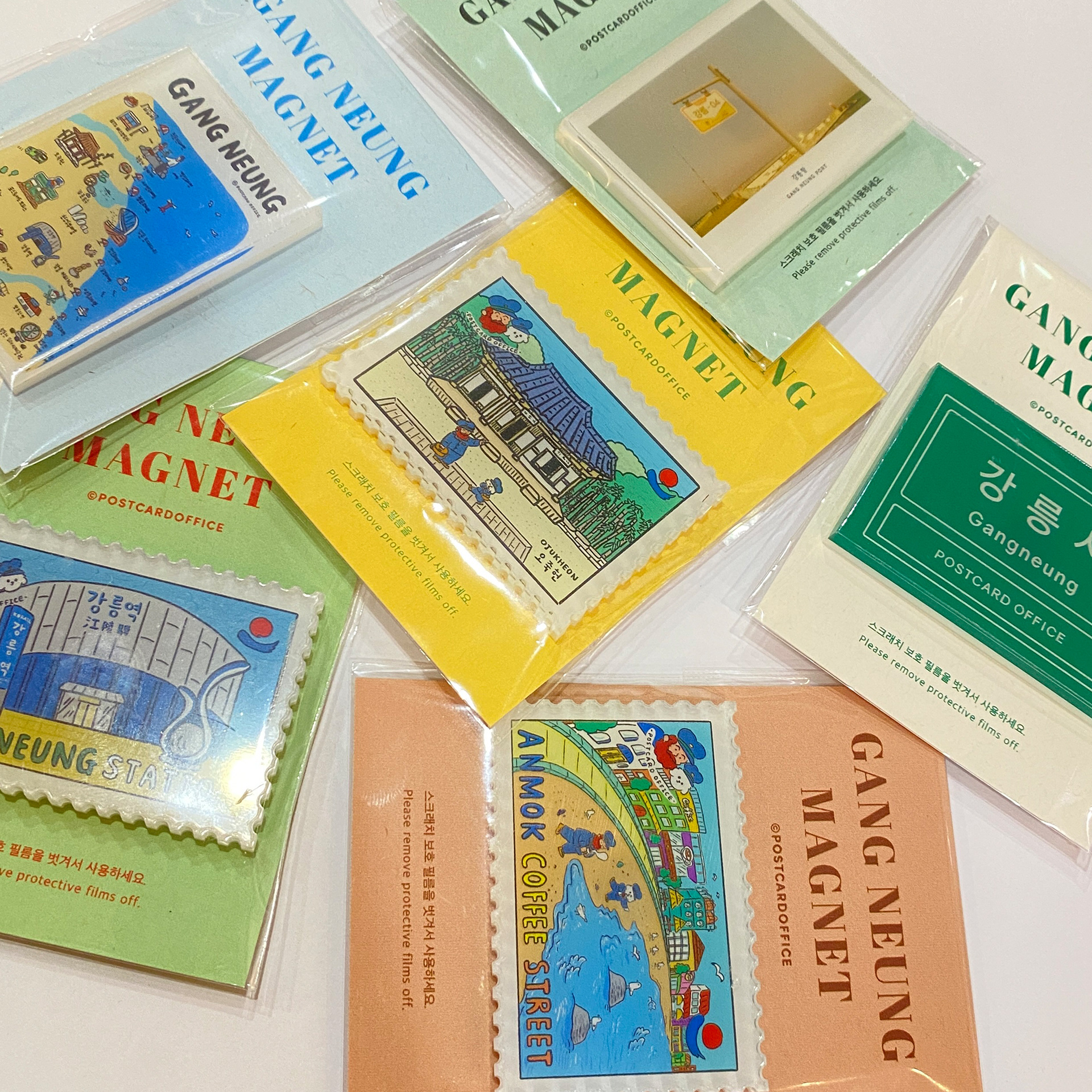 GANG-NEUNG ILLUSTRATION STAMP MAGNET