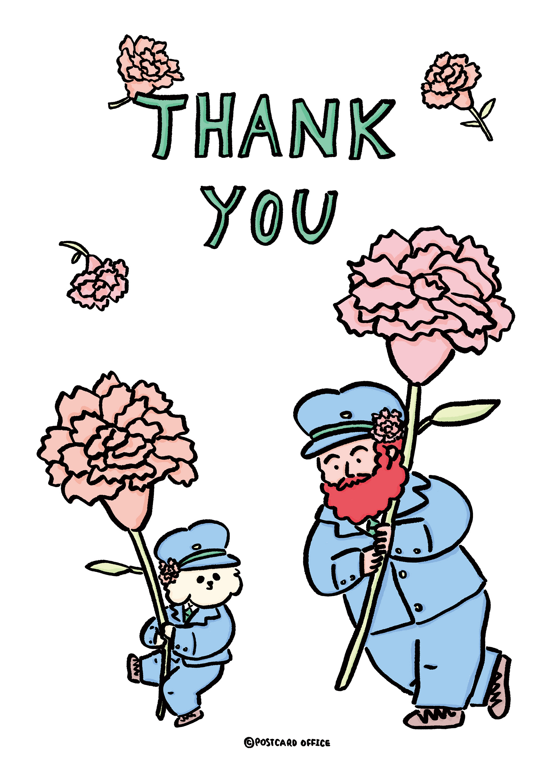 Pink Carnation Thany You