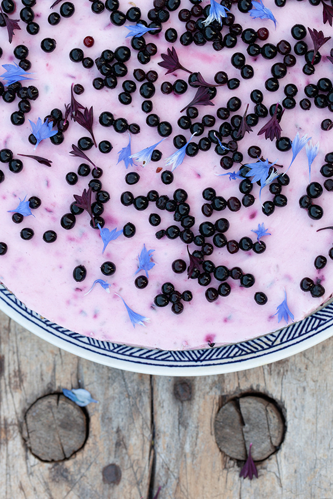 Just Food 72 | Elderberry Cheesecake