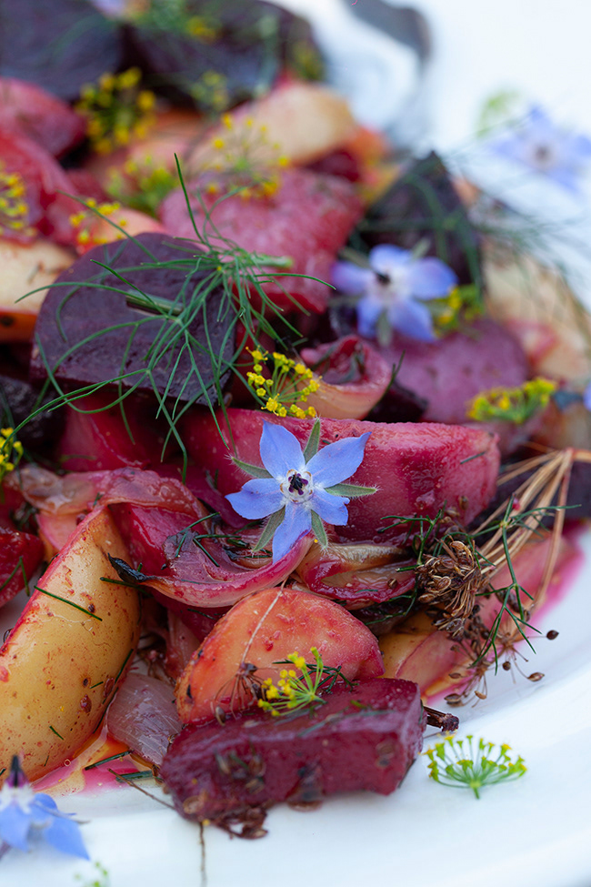 Just Food 32 | Grilled Beetroot & Potato Salad
