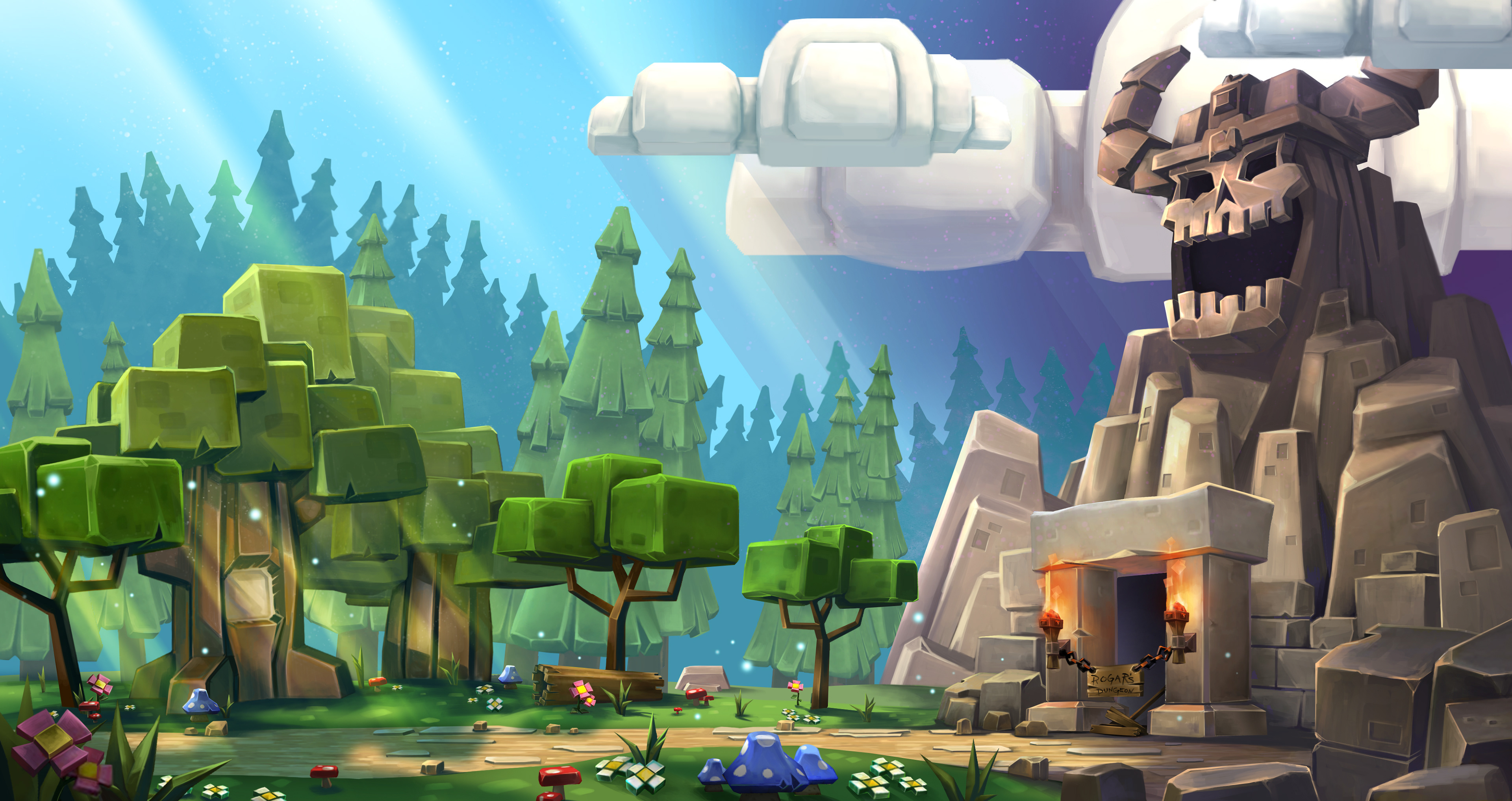 Rendered, Paintover Illustration for final Color (Illustrator: Dave Piexoto)