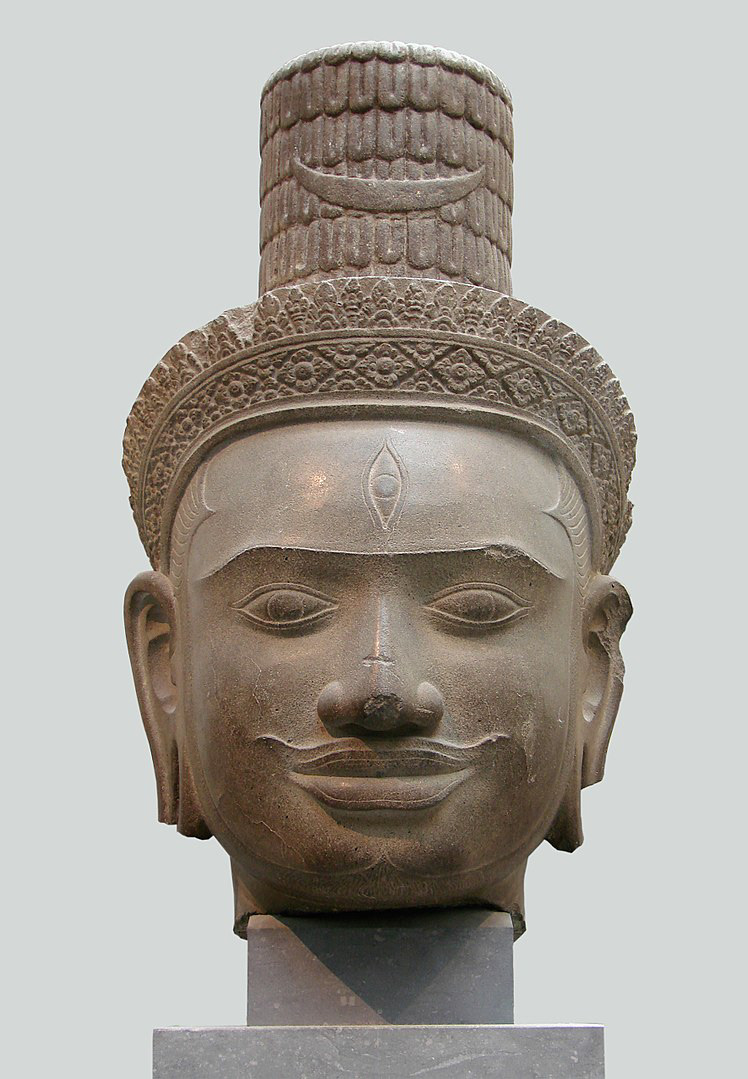 Shiva head showing 3rd eye. Image via Wikipedia.