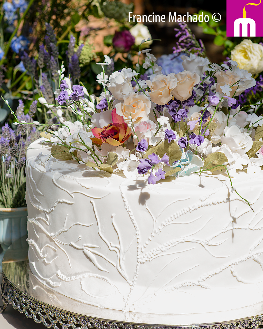 Francine Machado – Cake & Design – Bolos e Doces – Bolo de Casamento – Fazenda Vila Rica – Itatiba, SP