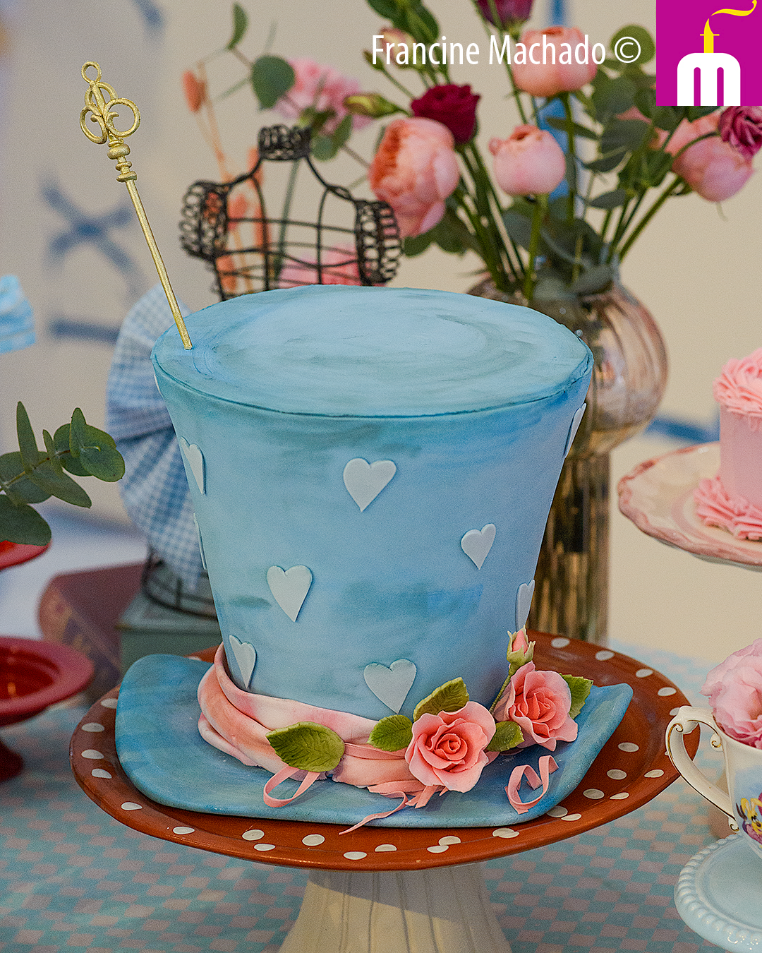 Francine Machado – Cake & Design – Bolos e Doces – Alice no País das Maravilhas – Spazio Golf – São José dos Campos, SP