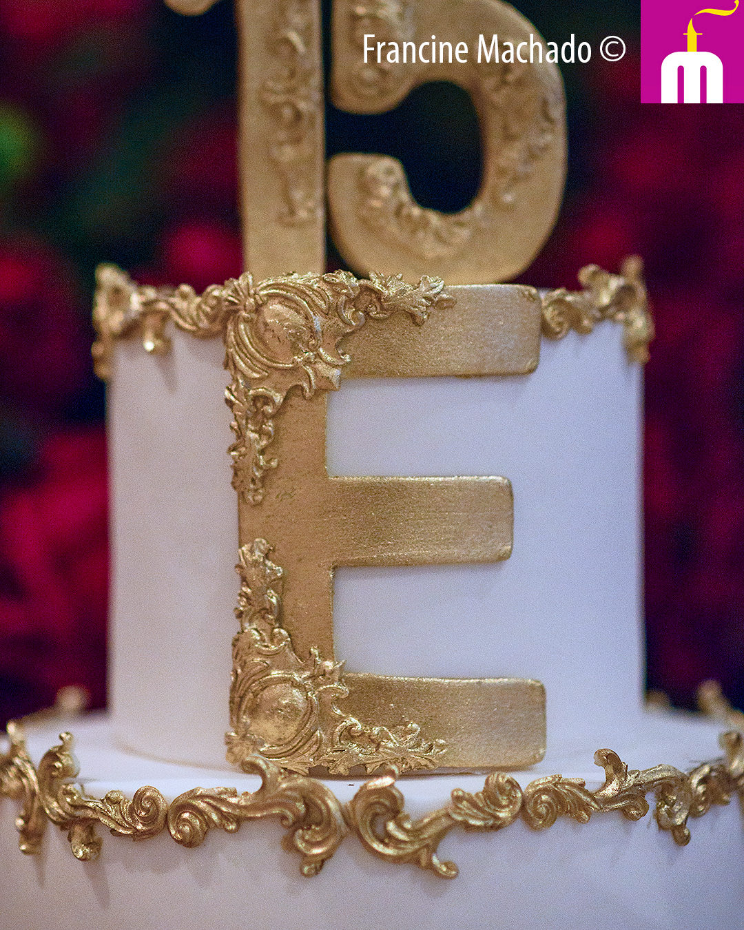Francine Machado – Cake & Design – Bolo para Festa de 15 anos – LeSix – Jacareí, SP