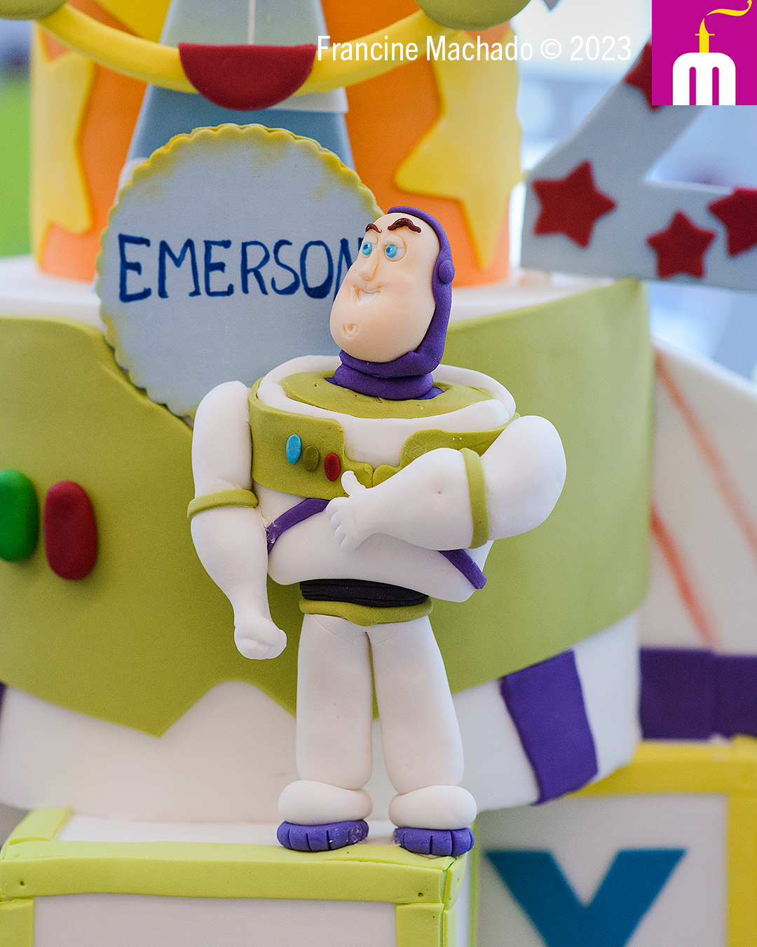 Francine Machado – Cake & Design – Bolos e Doces – Bolo para Aniversário Infantil de 2 anos – São José dos Campos, SP