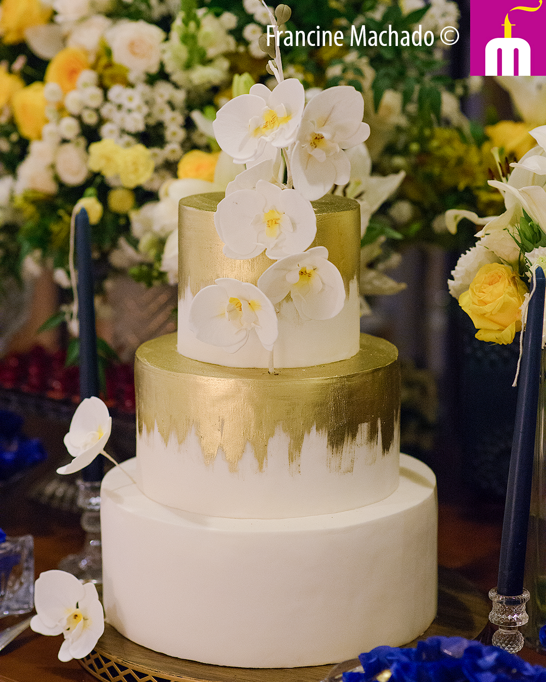 Francine Machado – Cake & Design – Bolos e Doces – Casamento Espaço Casa Branca – Jacareí – SP