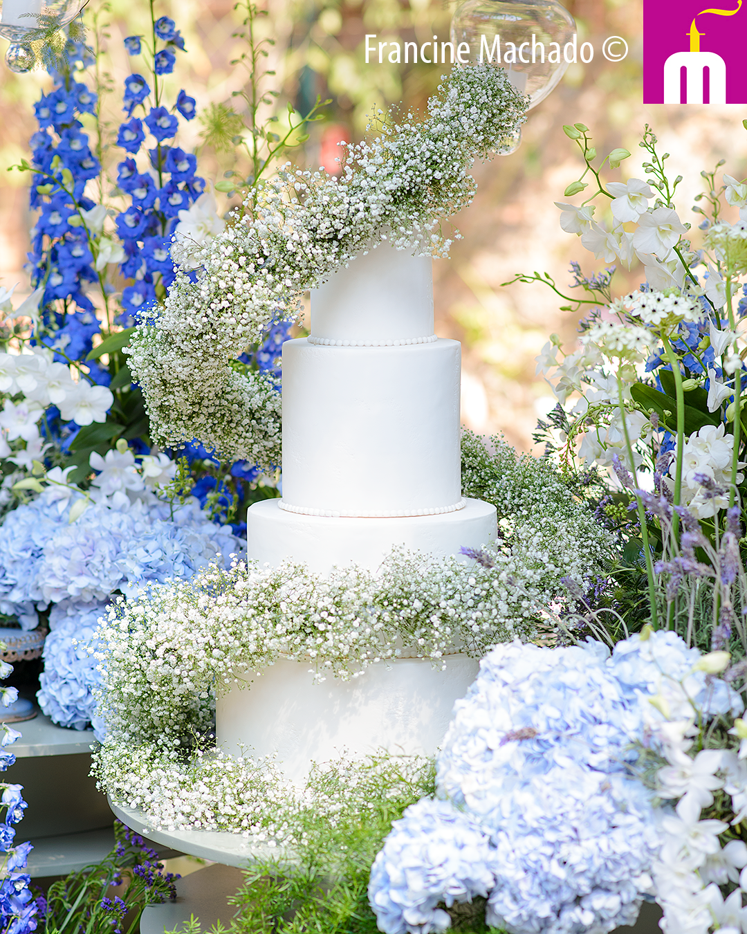 Francine Machado – Cake & Design – Bolos e Doces – Casamento Fazenda Vila Rica – Itatiba, SP