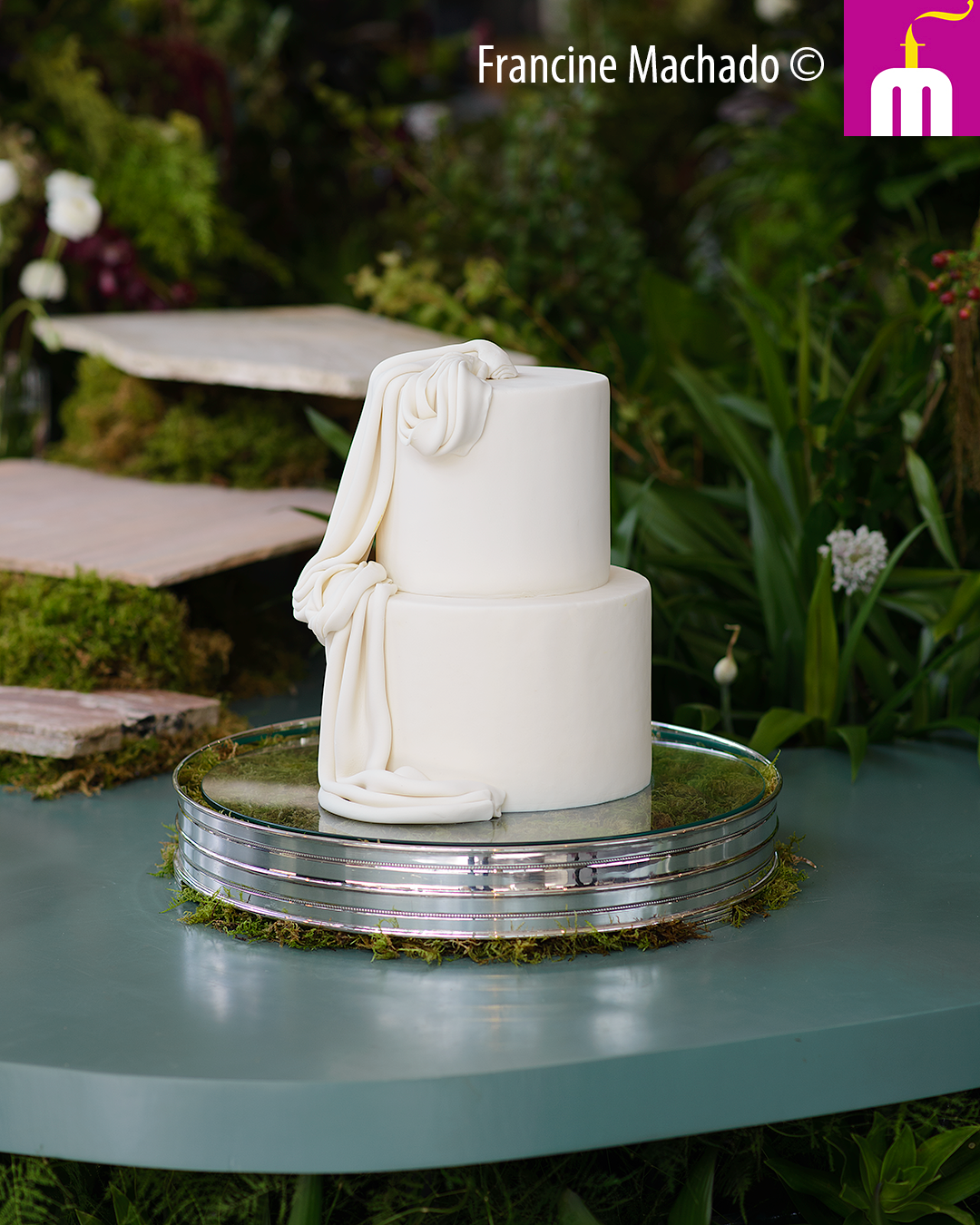 Francine Machado – Cake & Design – Bolos e Doces – Bolo de casamento com 2 andares – Hotel Ort, Campos do Jordão, SP