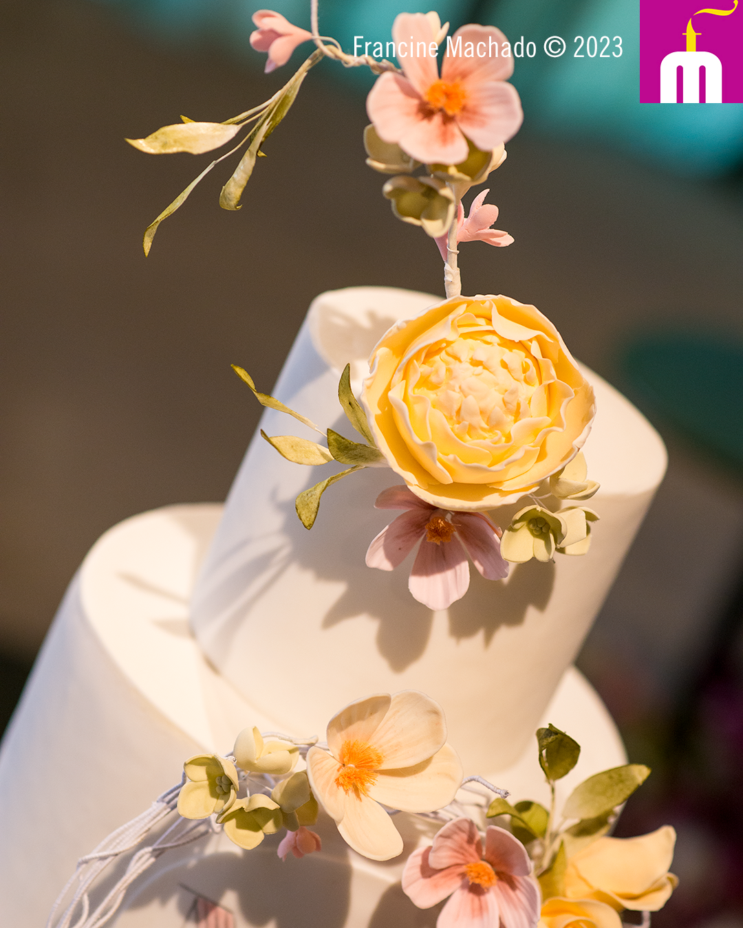 Francine Machado – Cake & Design – Bolos e Doces – Casamento no Espaço LeSix em Jacareí, SP.