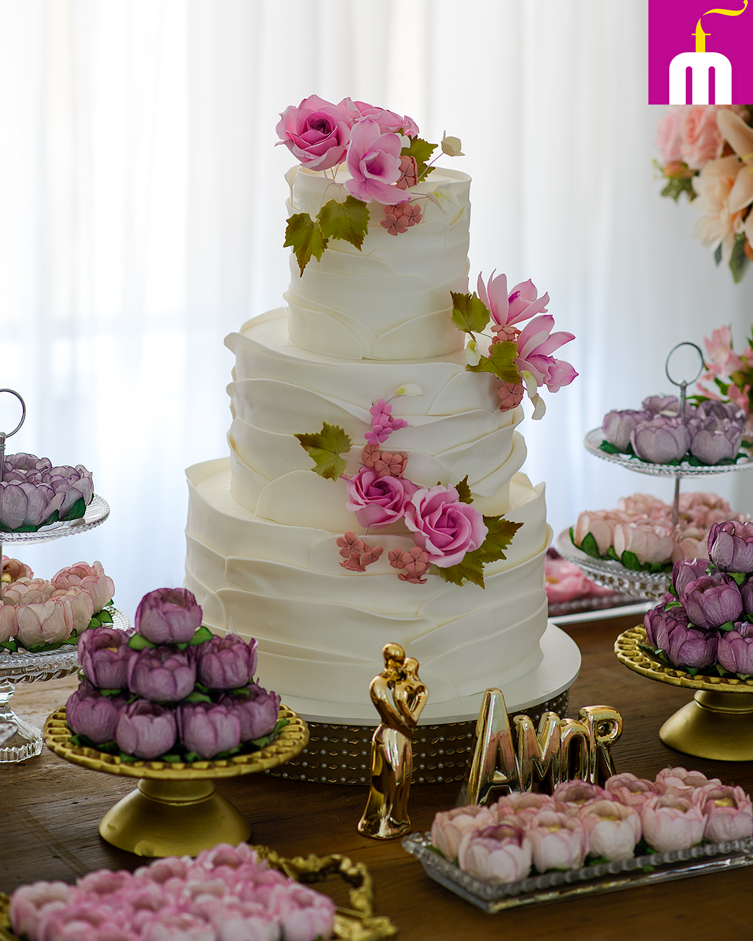 Francine Machado – Cake & Design – Bolos e Doces – Festa de Casamento – Grand Splendor – São José dos Campos, SP