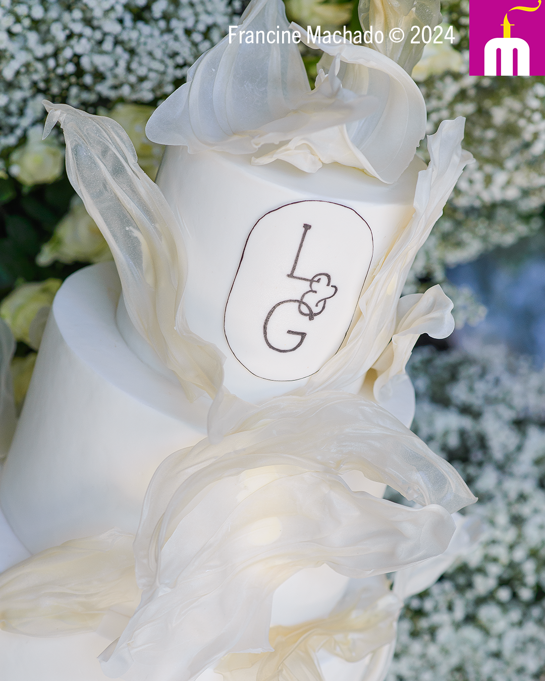 Francine Machado – Cake & Design – Bolos e Doces – Bolo de casamento com 4 andares – Fazenda Fortaleza – Taubaté, SP