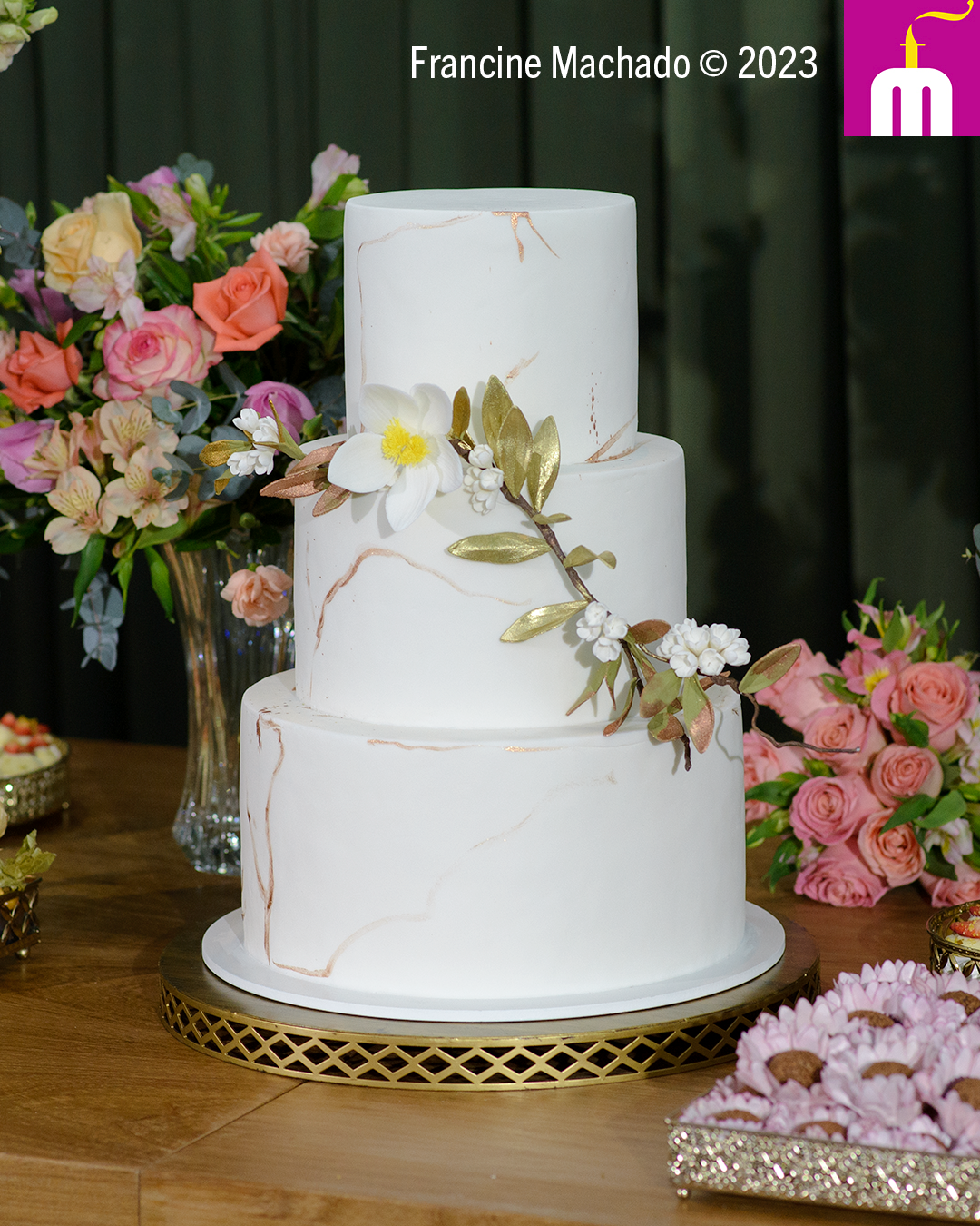 Francine Machado – Cake & Design – Bolos e Doces – Casamento no Novotel – São José dos Campos, SP