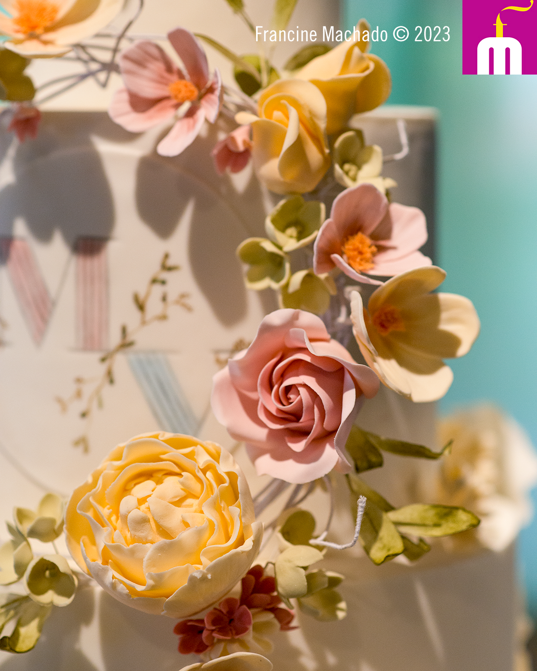 Francine Machado – Cake & Design – Bolos e Doces – Casamento no Espaço LeSix em Jacareí, SP.