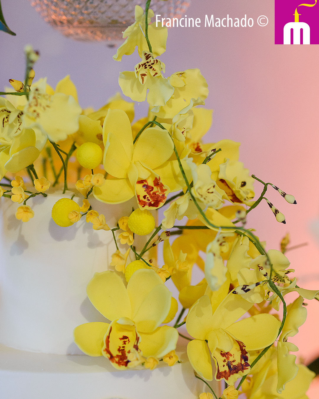 Francine Machado – Cake & Design – Bolos e Doces – Bolo de casamento com 4 andares - Recanto Serimbura – Urbanova – São José dos Campos, SP