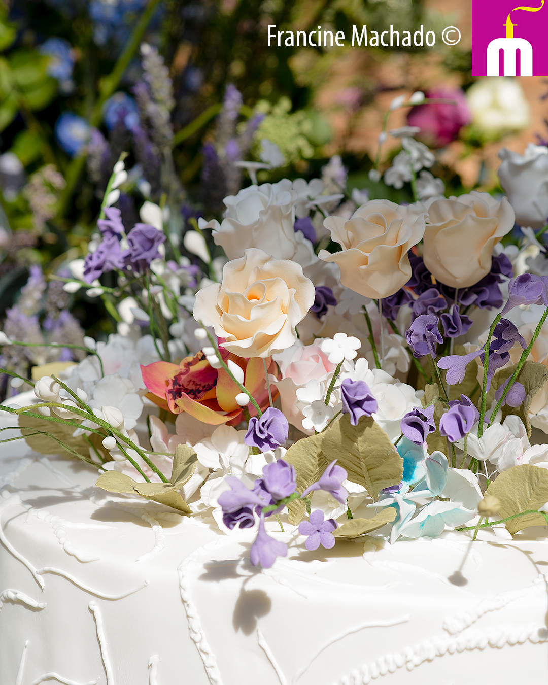Francine Machado – Cake & Design – Bolos e Doces – Bolo de Casamento – Fazenda Vila Rica – Itatiba, SP