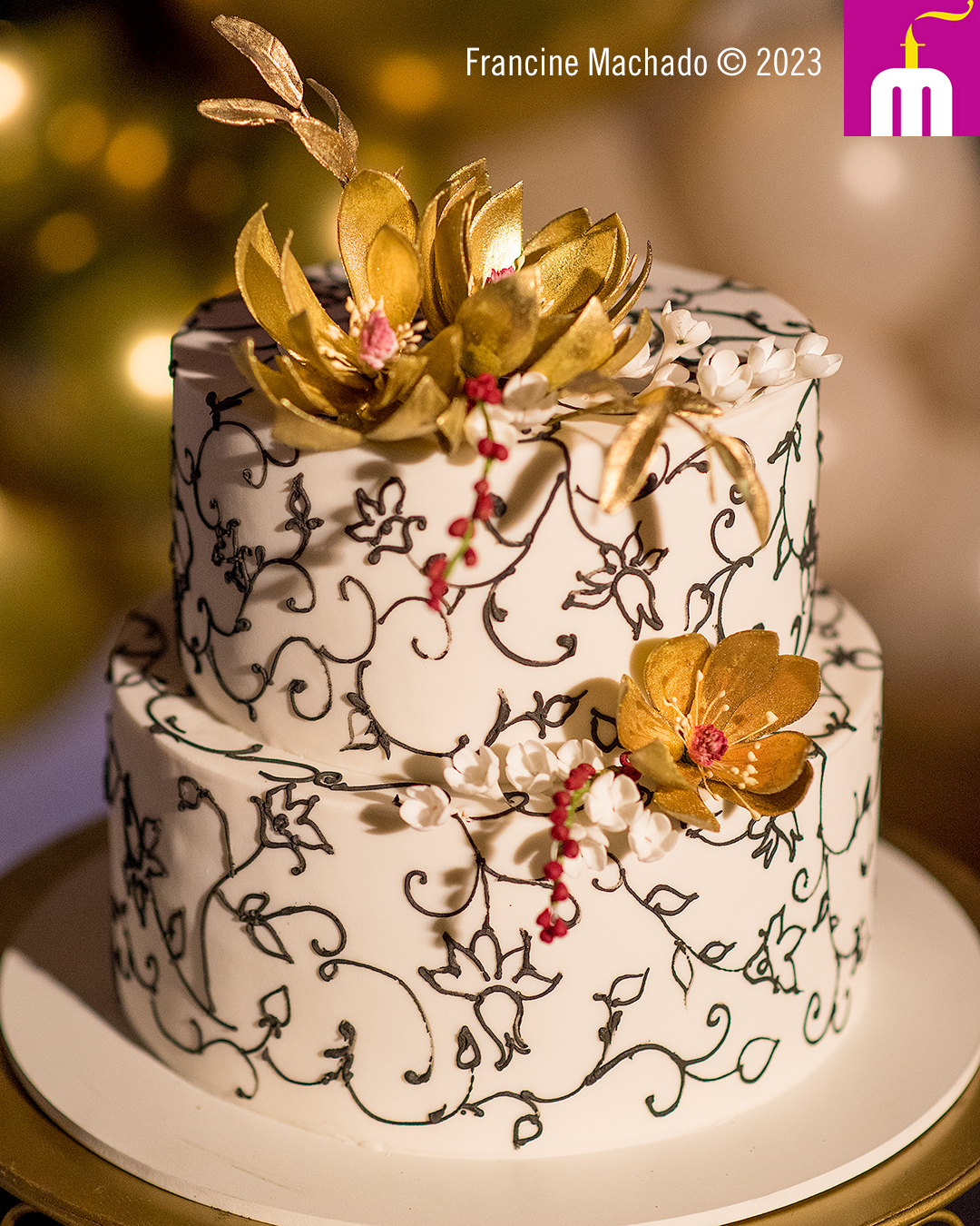 Francine Machado – Cake & Design – Bolos e Doces – Aniversário Adulto – Jardim do Golfe – São José dos Campos, SP