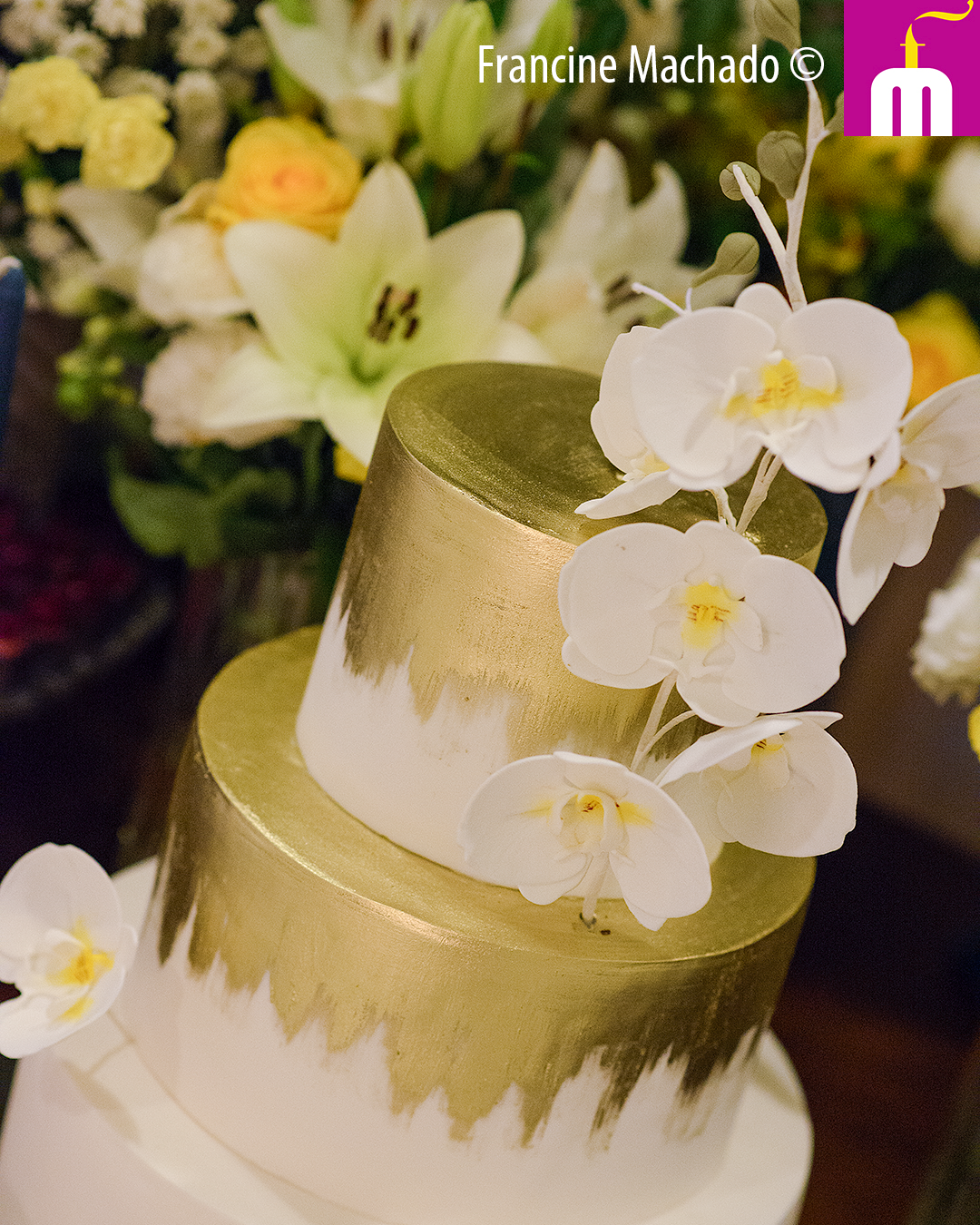 Francine Machado – Cake & Design – Bolos e Doces – Casamento Espaço Casa Branca – Jacareí – SP