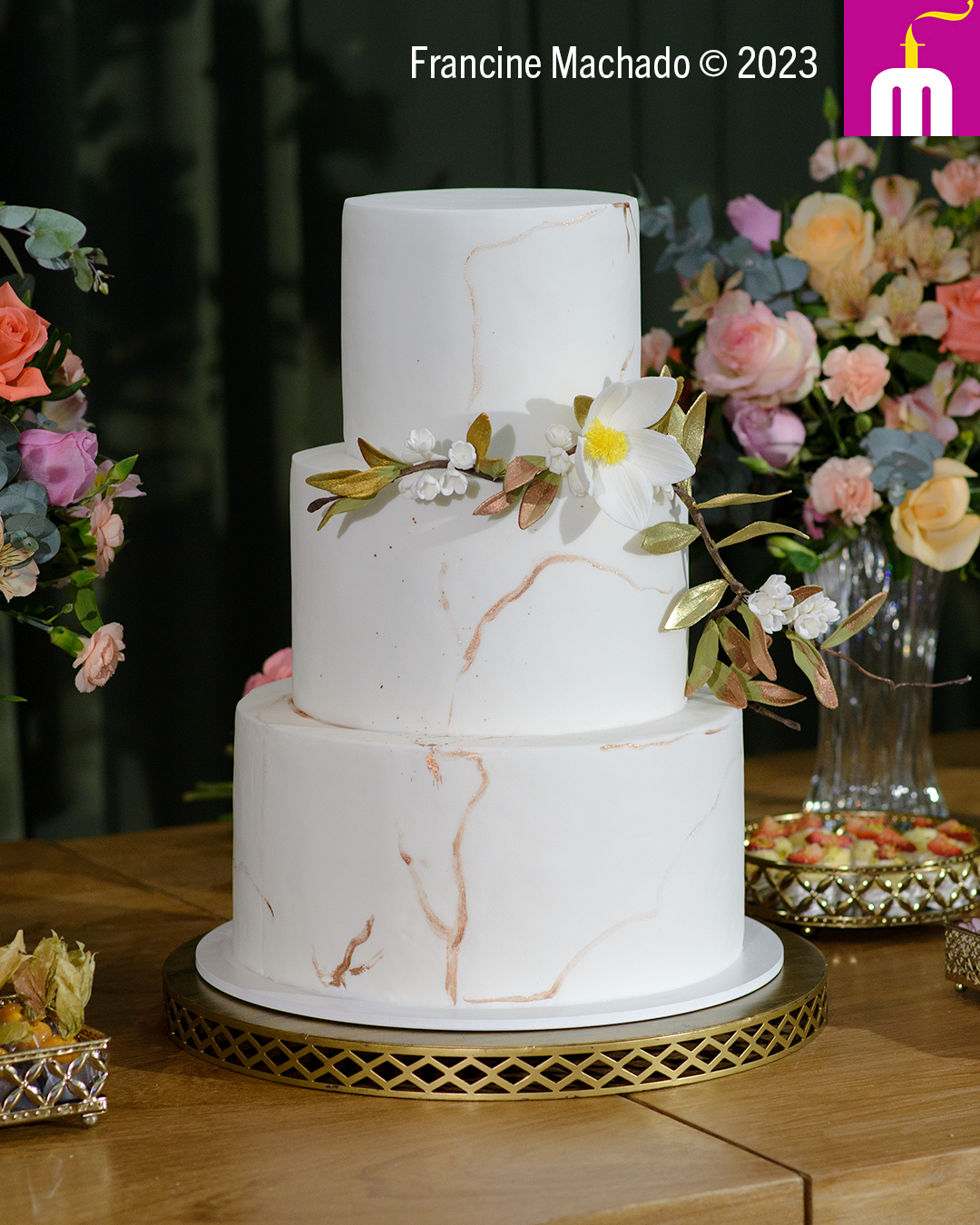 Francine Machado – Cake & Design – Bolos e Doces – Casamento no Novotel – São José dos Campos, SP