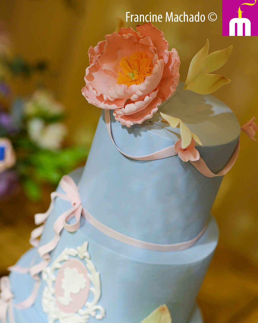 Francine Machado – Cake & Design – Bolos e Doces – Bolo de 4 andares para festa de 15 anos – Spazio Golf – São José dos Campos, SP