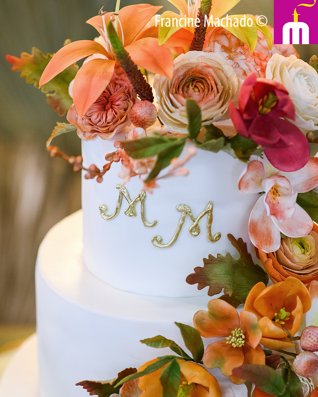 Francine Machado – Cake & Design – Bolos e Doces – Casamento Espaço Beira Rio – São José dos Campos, SP