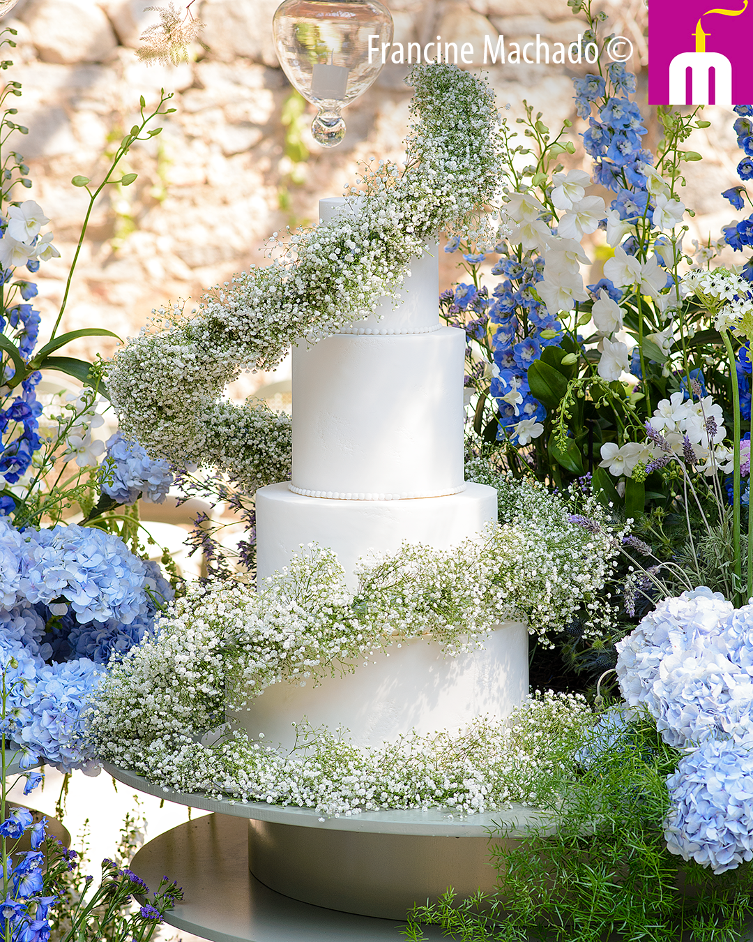 Francine Machado – Cake & Design – Bolos e Doces – Casamento Fazenda Vila Rica – Itatiba, SP