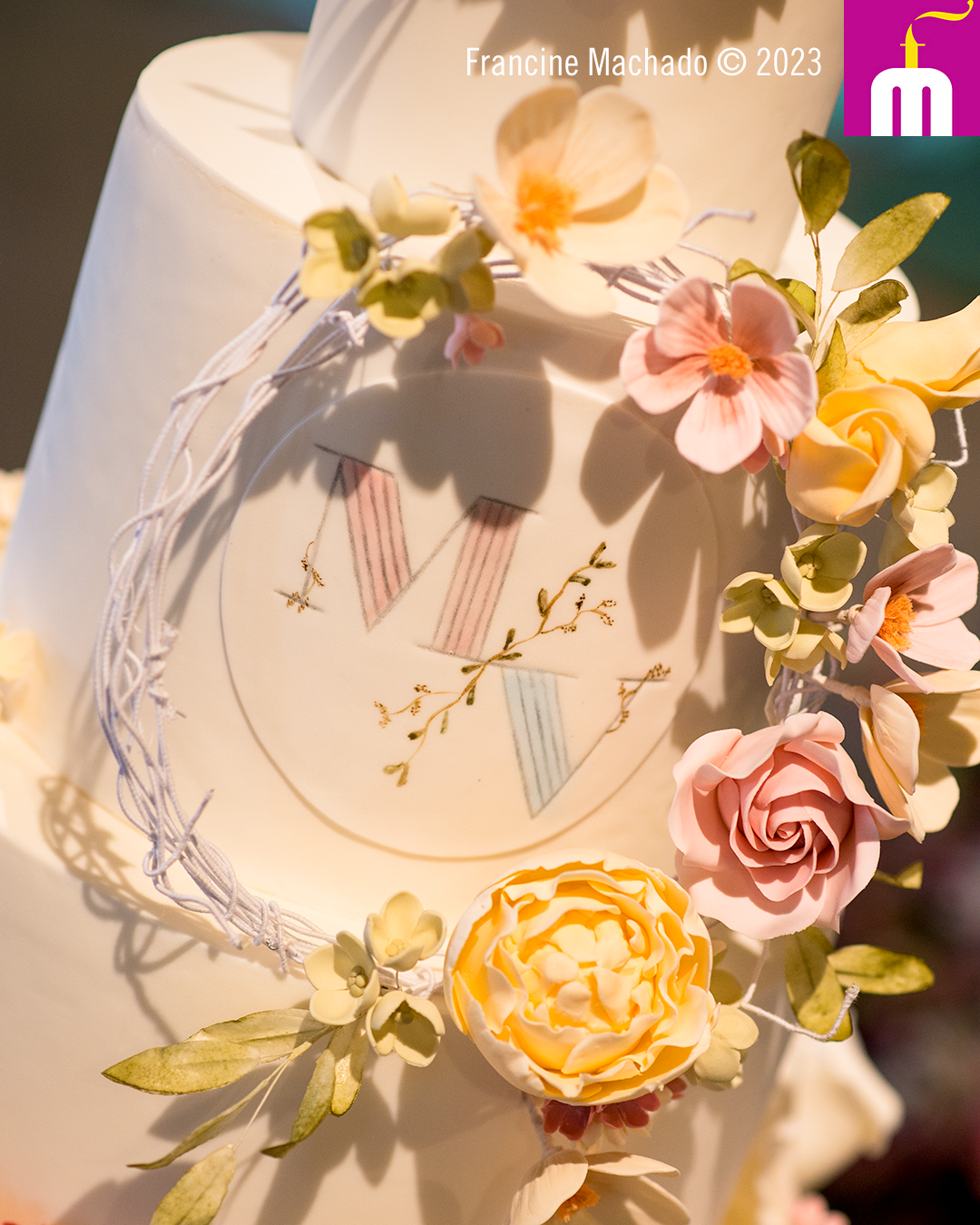 Francine Machado – Cake & Design – Bolos e Doces – Casamento no Espaço LeSix em Jacareí, SP.