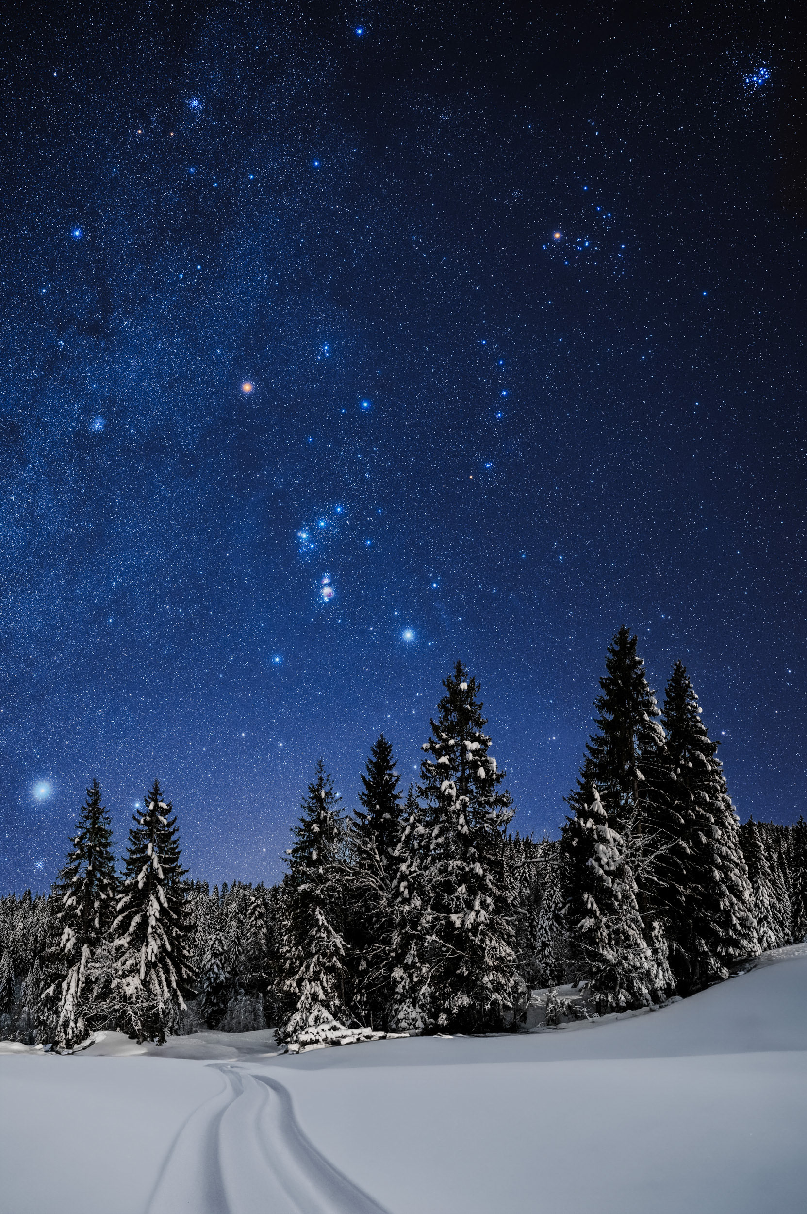 Sternbild Orion - Ebnit, Vorarlberg