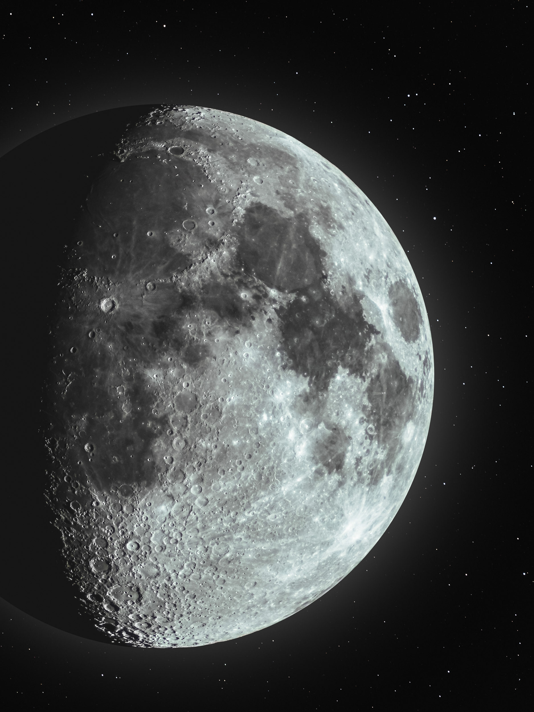 Mond vor Sternen - Lustenau, Vorarlberg