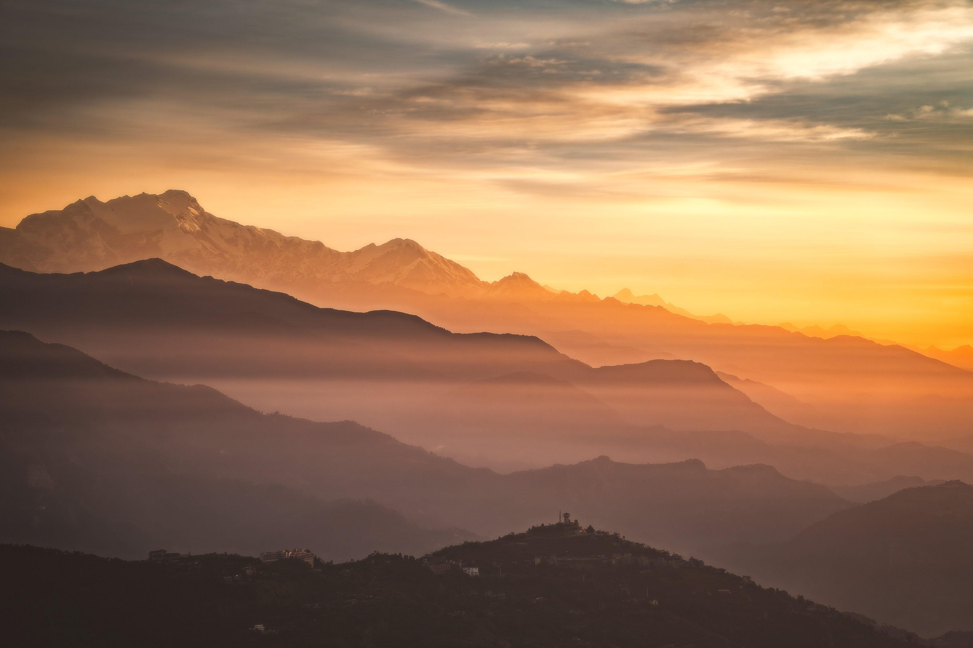 Morning Himalayan Light
