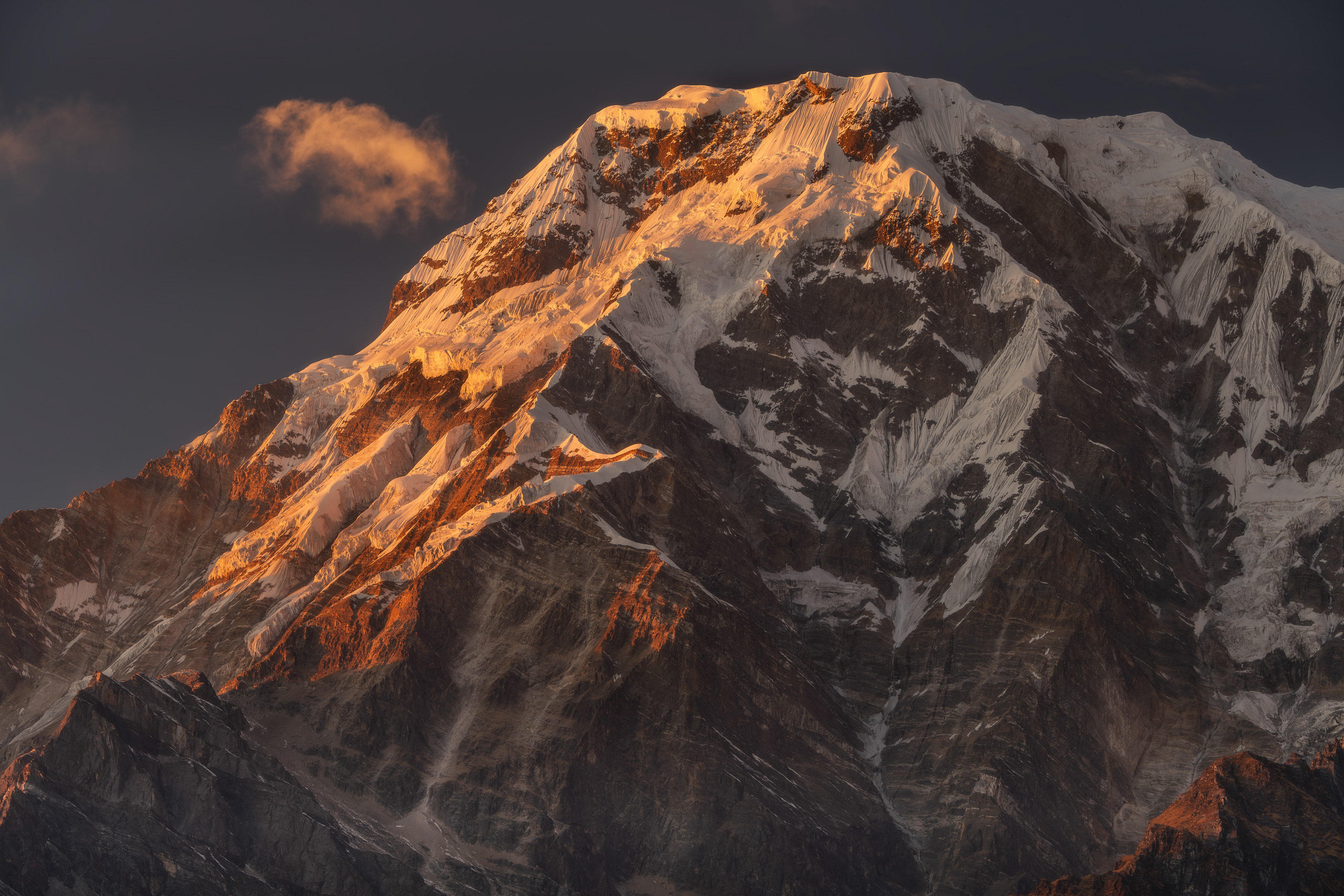 Dusk on South Annapurna
