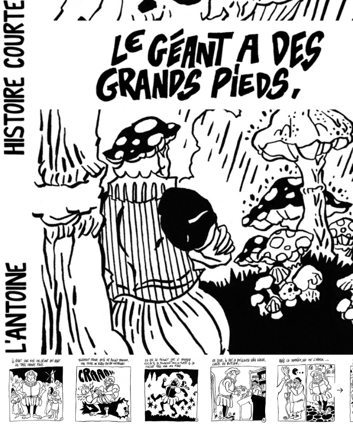 Le Géant a des grands pieds