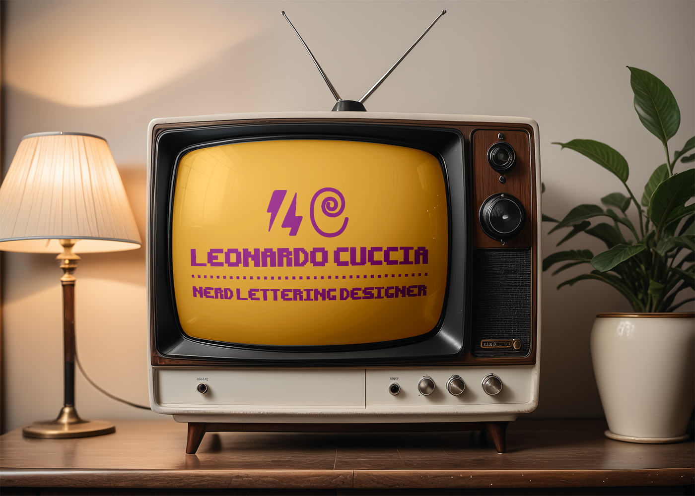 TV Leonardo Cuccia Nerd Lettering Designer