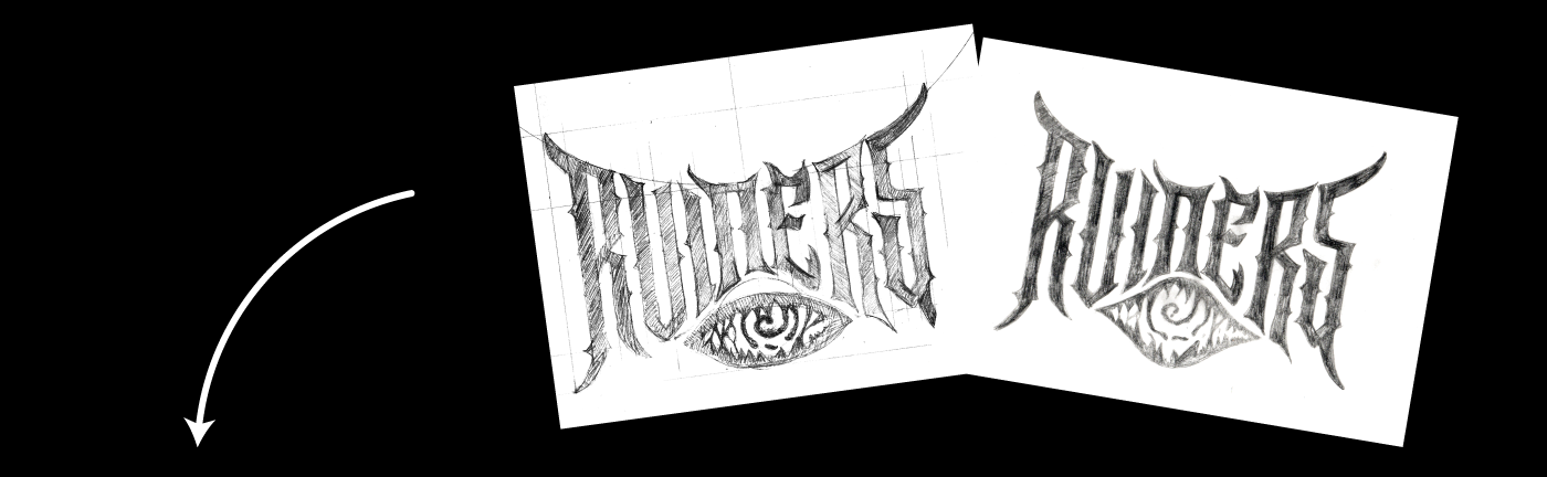 Ruiners logo design 2