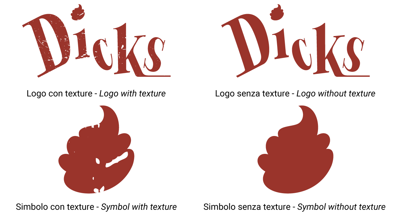 Dicks Rebranding - varianti logo