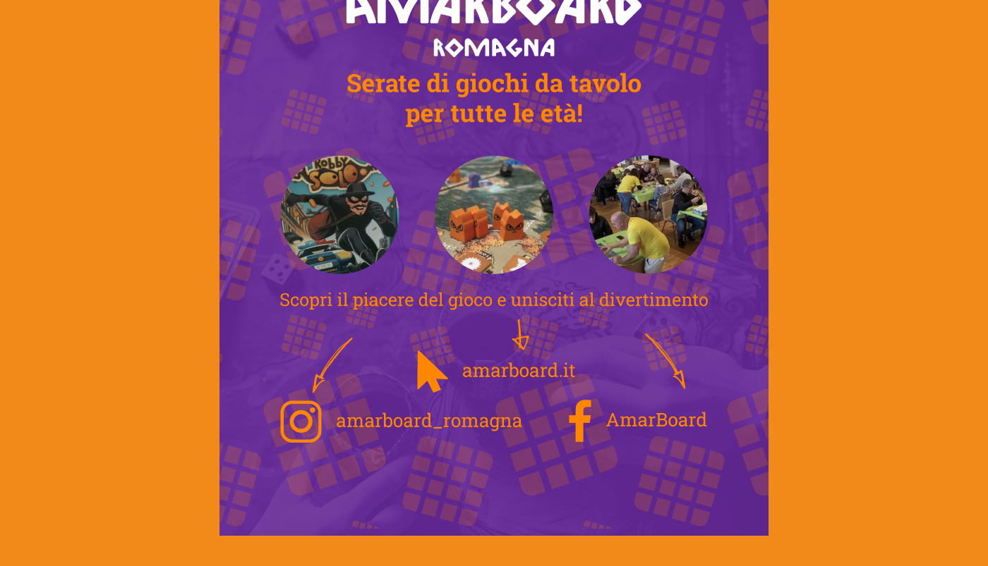 Poster rebranding AmarBoard Romagna