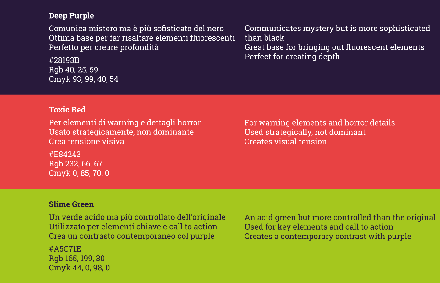 Monster Head Maker Color Palette