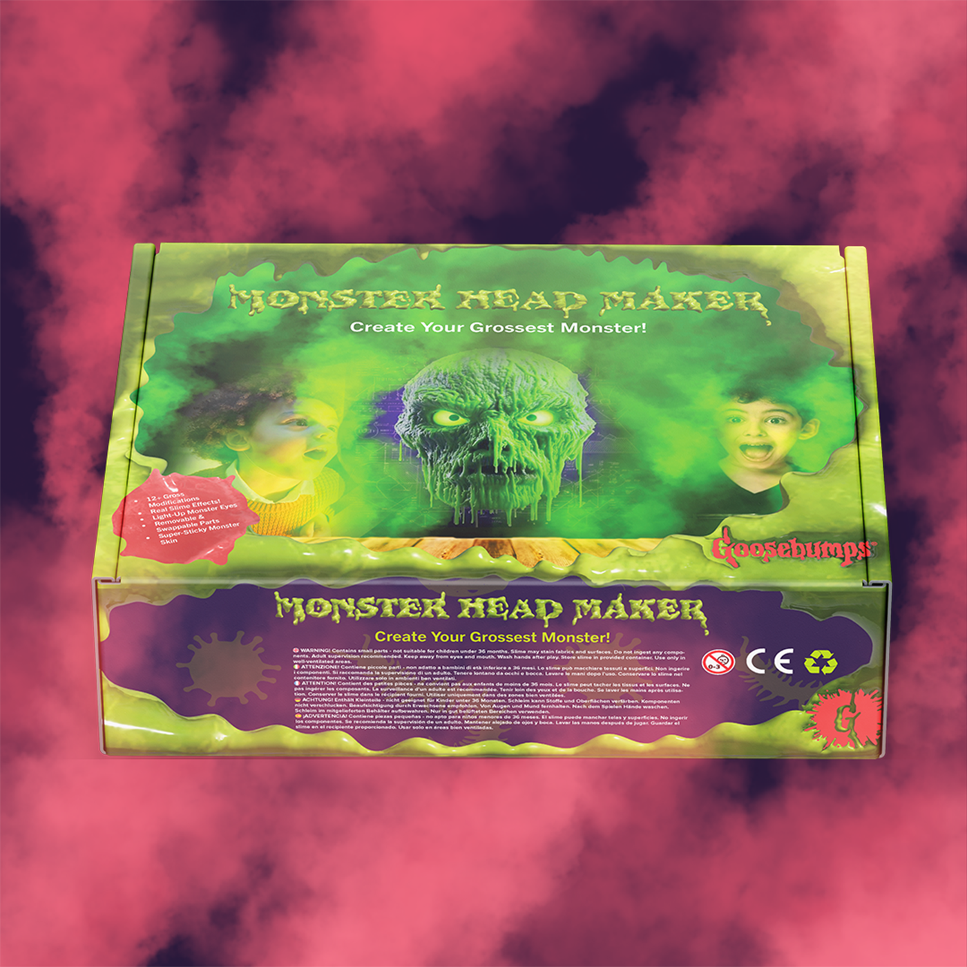 Monster Head Maker Mockup Packaging