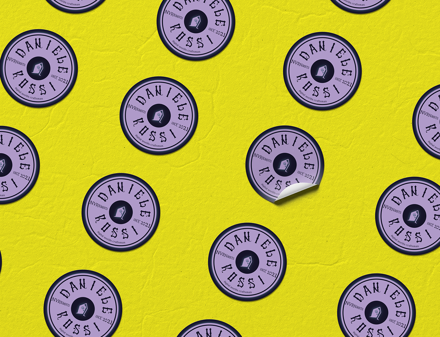 Daniele Rossi rebranding adesivi