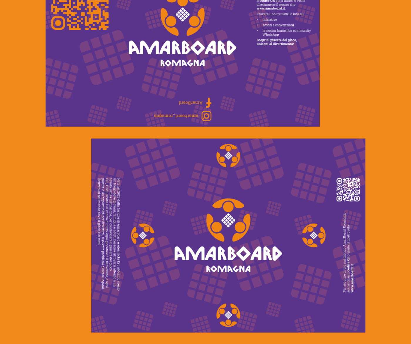 Pieghevole rebranding AmarBoard Romagna