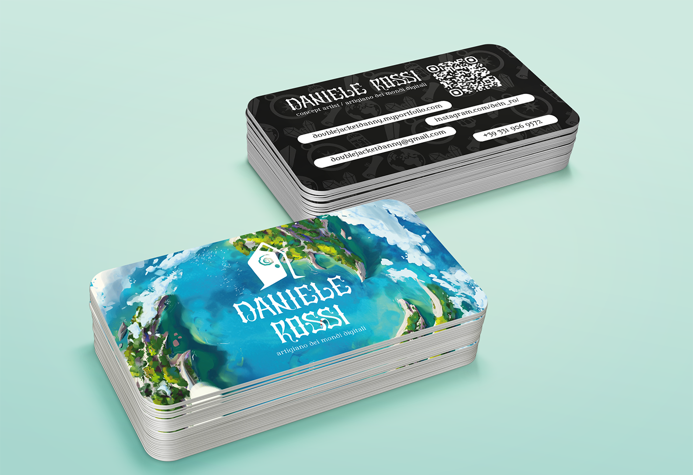 Daniele Rossi rebranding biglietto da visita