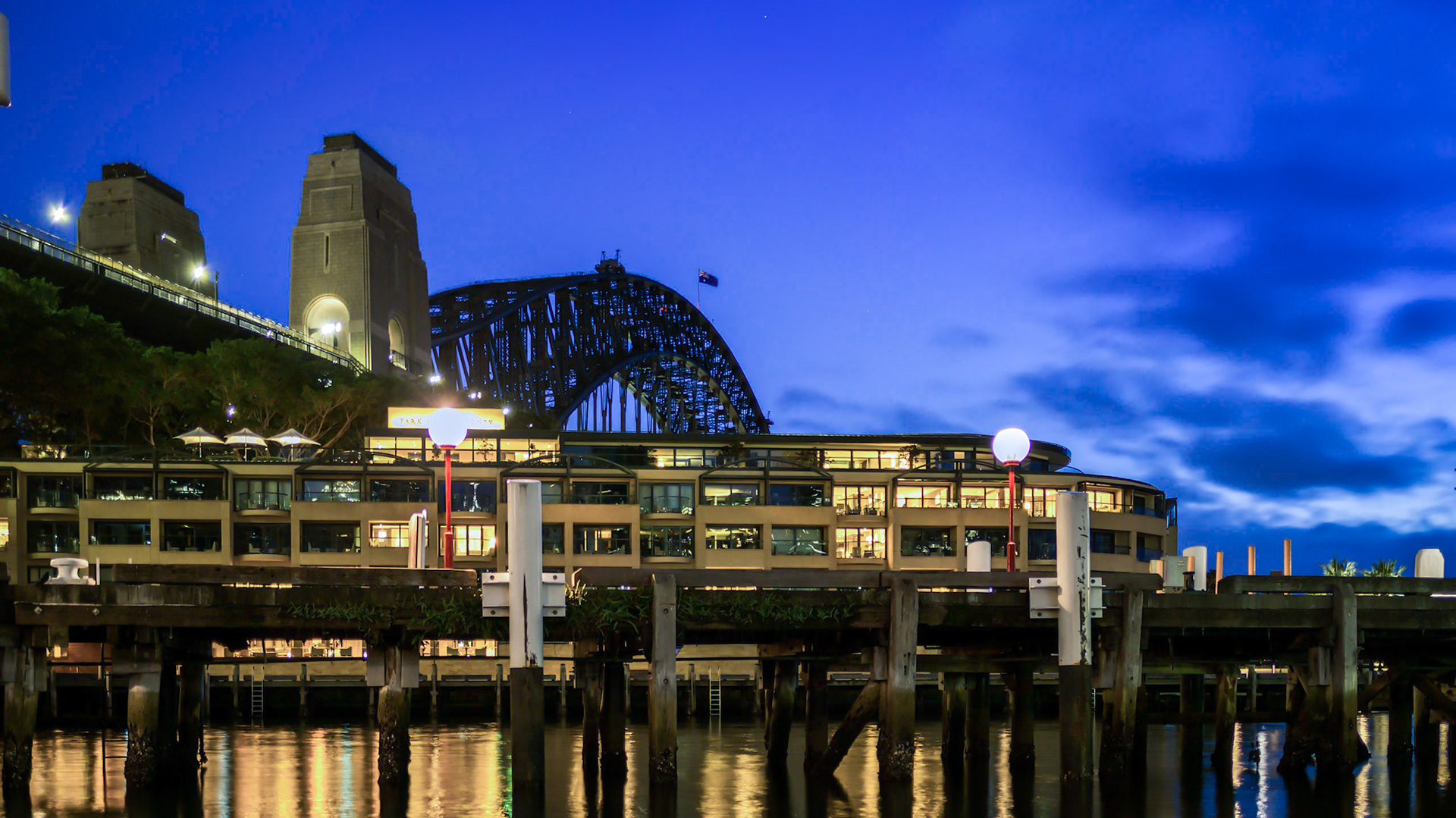 Sydney Harbour Bridge from the south shore