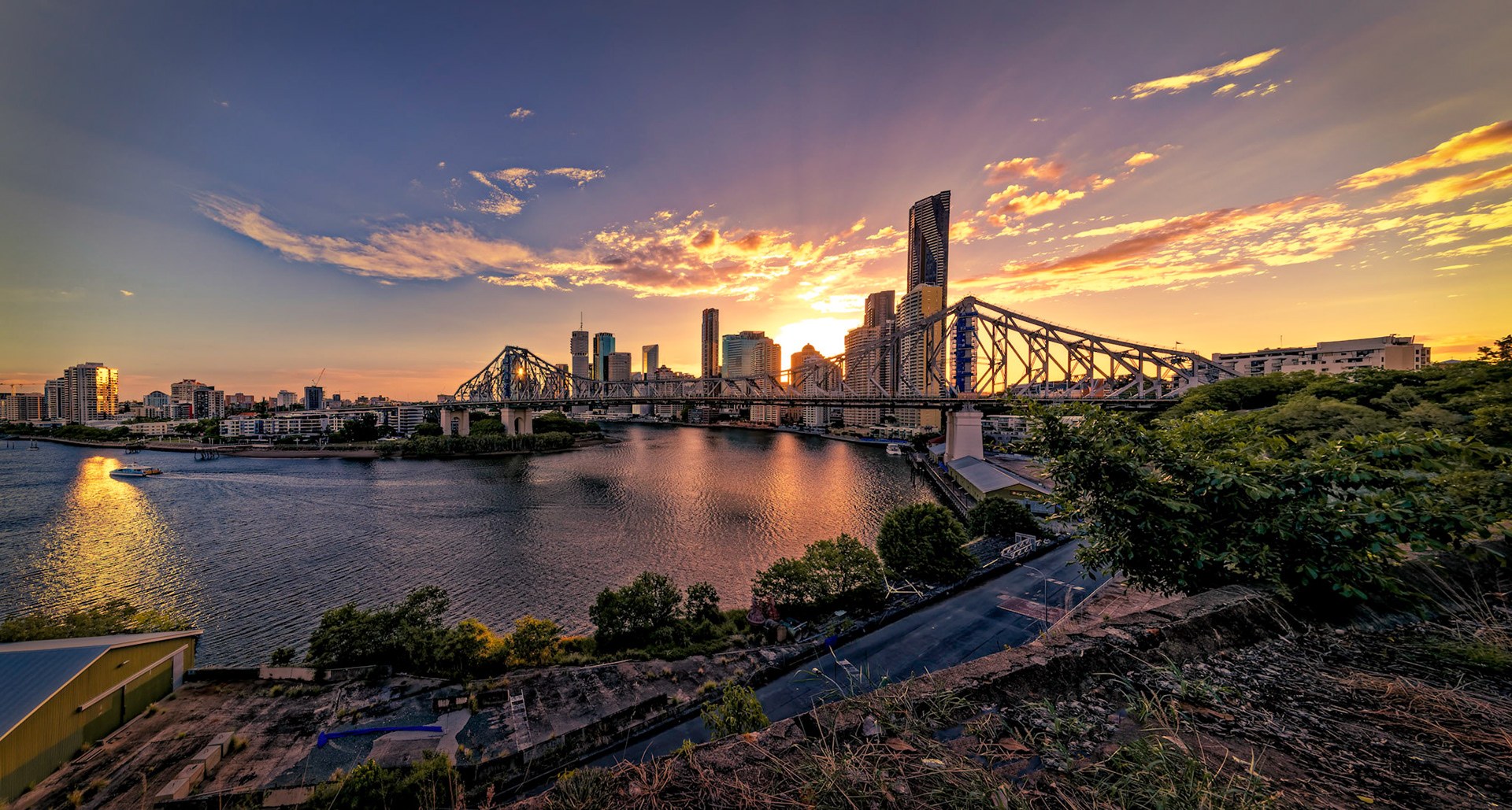 Sunset from Wilsons Park