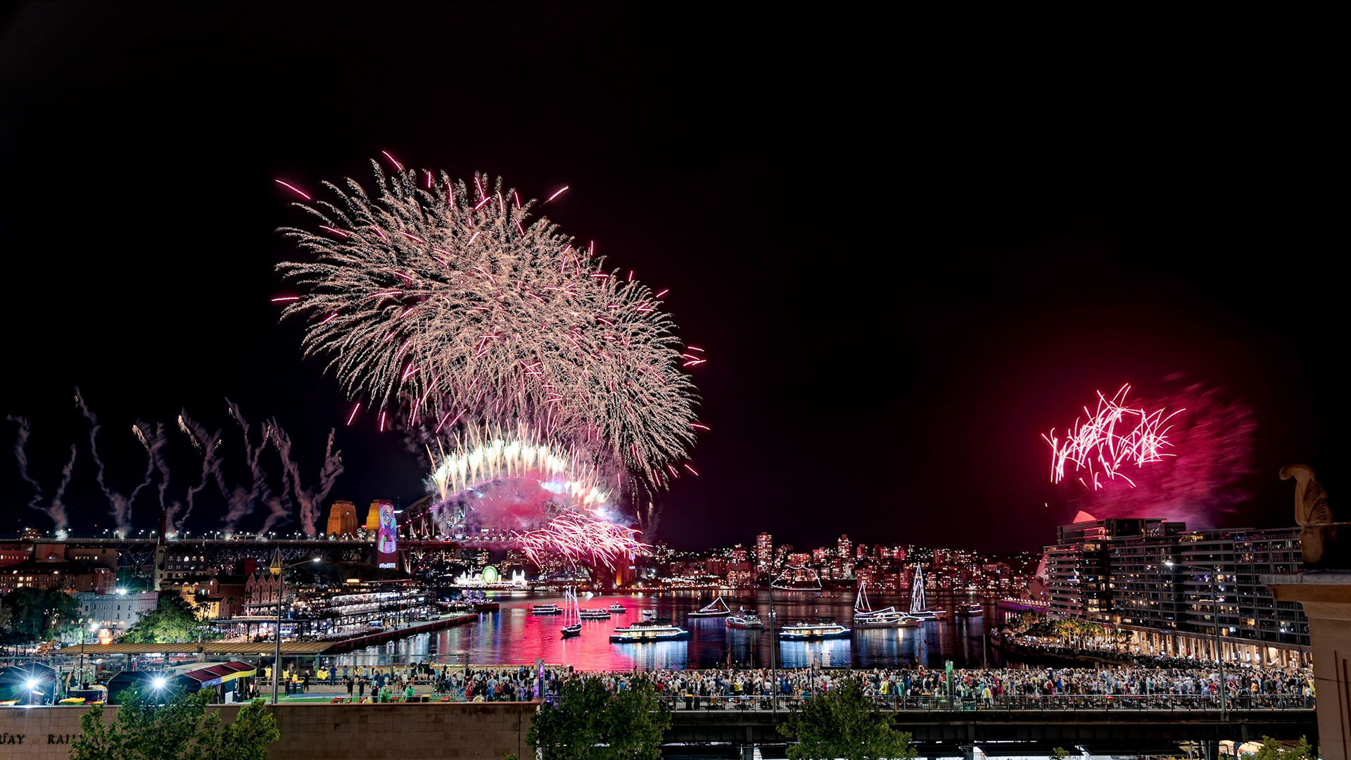 Sydney Harbour Jan 1 2019 