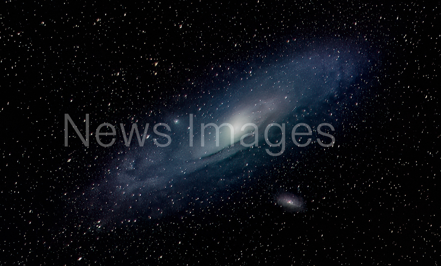 The Andromeda Galaxy captured from the North Yorkshire Moors in the UK