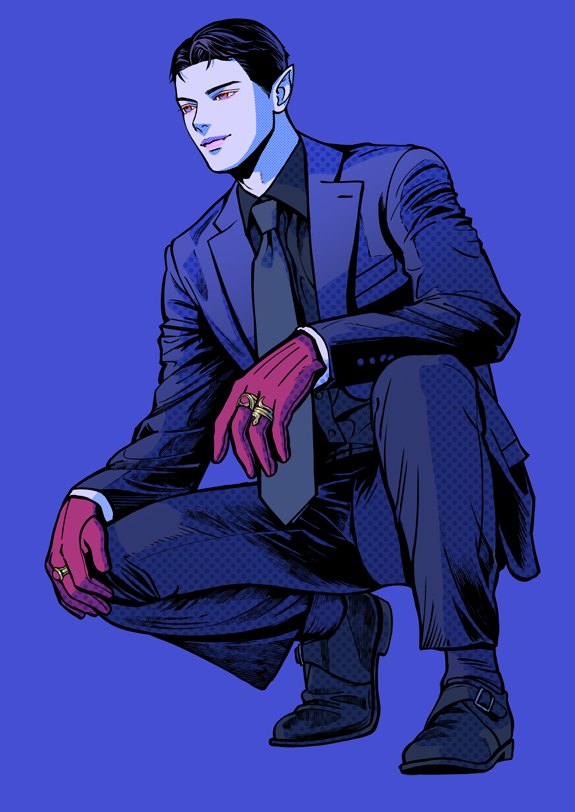Vampire in Blue