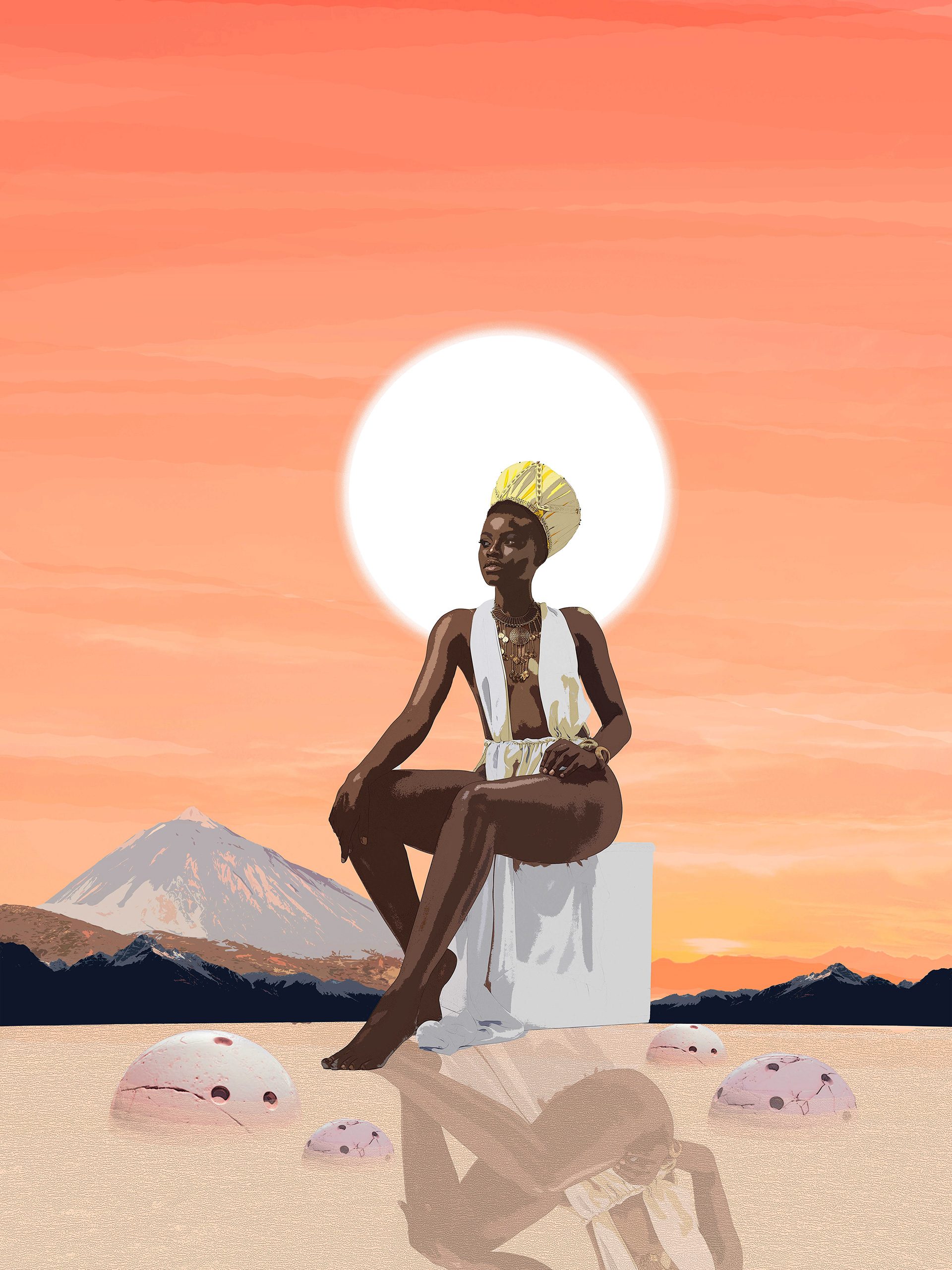 In the beginning  [Print] 18 x 24 Inches