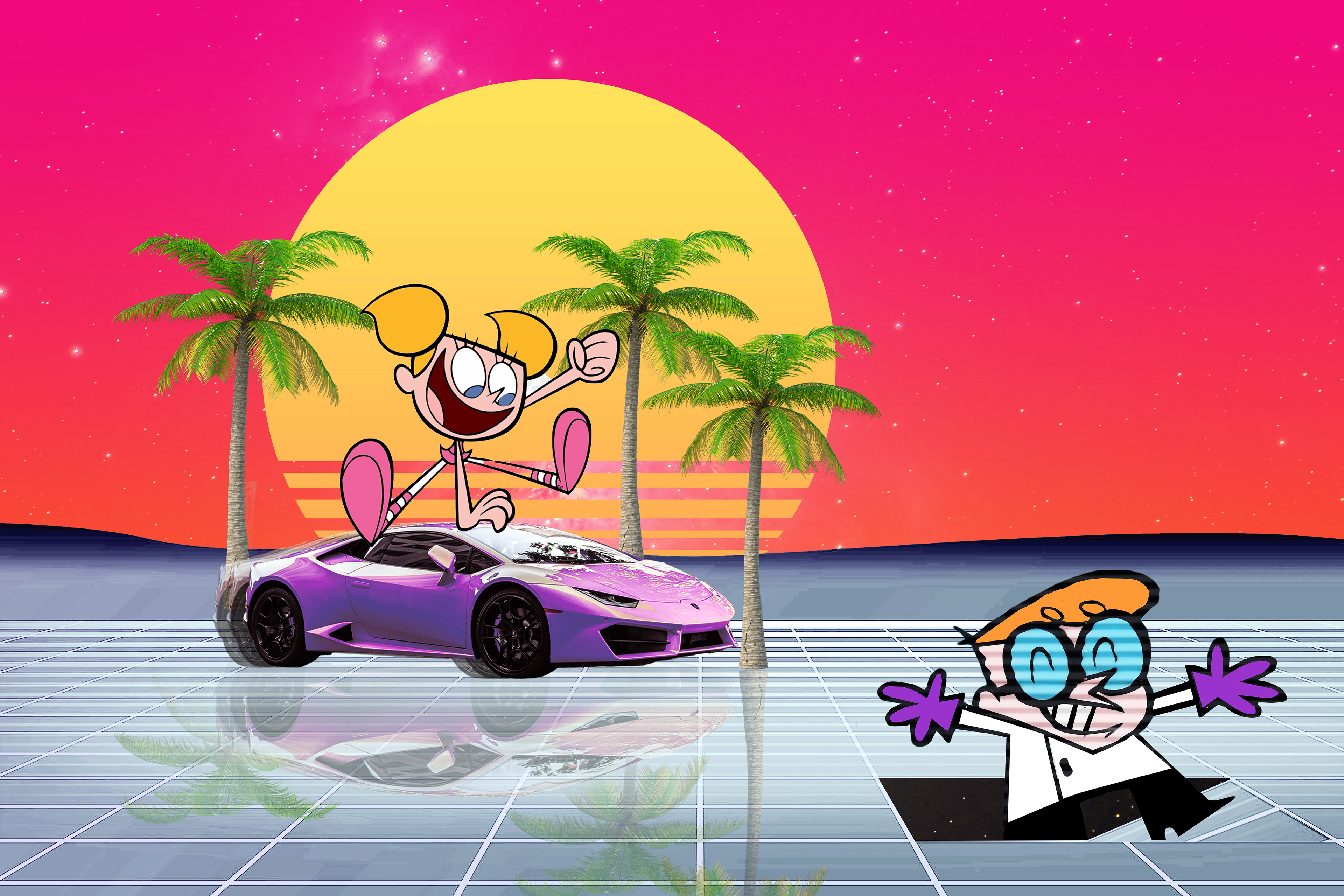 Don't Touch the Paint [Canvas Print] 24 x 18 inches